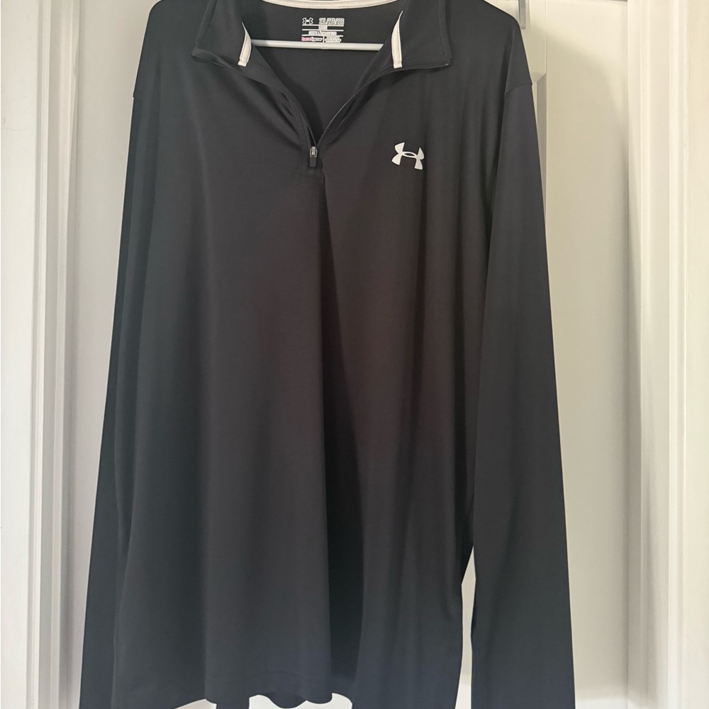 Under Armour Black and White Long Sleeve Top